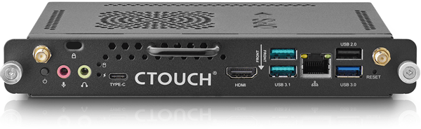 ULTS. UDS CTOUCH OPS PC MODULE I3 OPS PRO PC 128GB 8GB HDMI 2.0 VPRO WIN 10 IOT VALUE 10052038