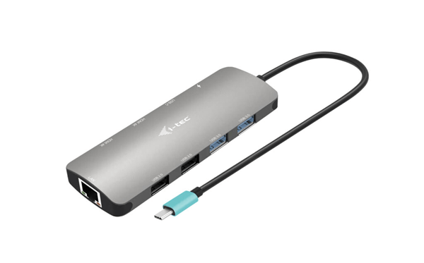 USB-C METAL NANO 2X HDMI DOCKING STATION-PD 10 0W