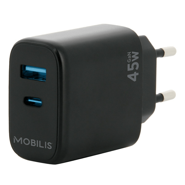001363 wall charger-45w-1 usb-a usb-c