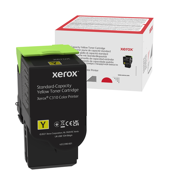 006R04359 xerox c310 yellow standard capacity toner cartridge 2000 p