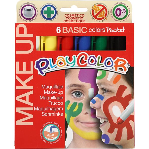 01001 pocket make up basic 6 colores surtidos playcolor 01001