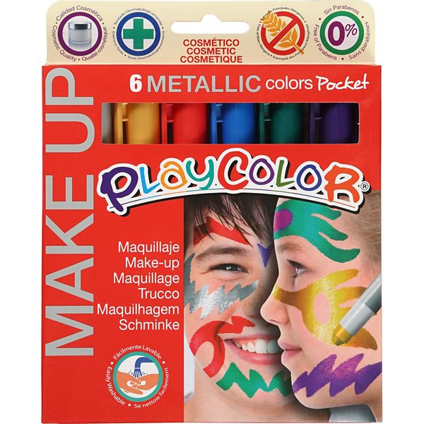 01011 pocket make up metallic 6 colores surtidos playcolor 01011