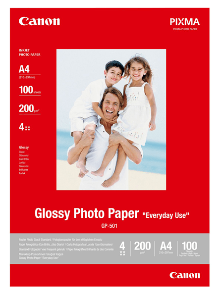 0775B001 gp-501 a4 paper-photo glossy 100sh