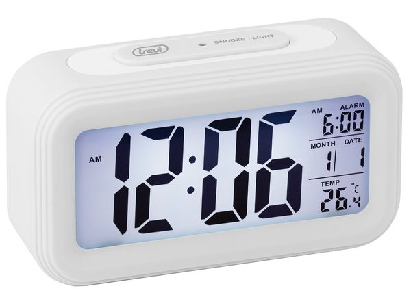 0SL306801 reloj digital con alarma y termametro trevi sl 3068 s blanco