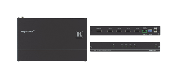 10-80408090 kramer avsm 4k hdmi distribution amplifier with hdcp2.2 and hdmi2.0 supp-vm-4h2 10-80408090