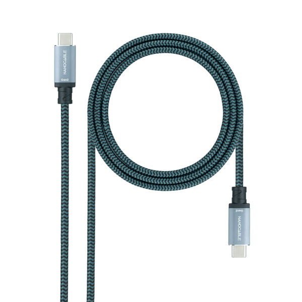 10.01.4102-COMB nanocable cable usb 3.1gen2 5a usb-c m-usb-c m 2 m