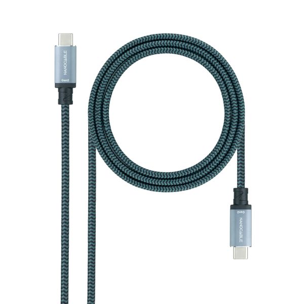 10.01.4102-COMB nanocable cable usb 3.1gen2 5a usb c m usb c m 2 m
