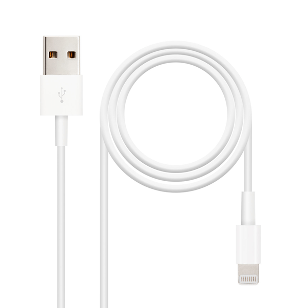 10.10.0402 cable nc lightning iphone a usb a m 2.0m