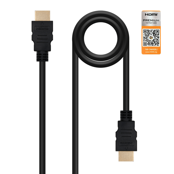 10.15.3603 cable hdmi v2.0 4k60hz 18gbps. a m-a m negro 3m.