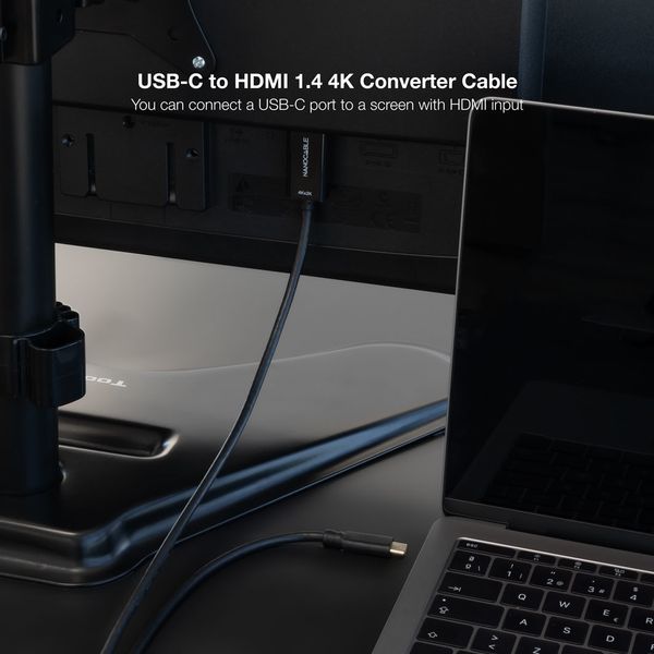 10.15.5132 cable conversor nano cable usb c a a hdmi m v1.4 4k 1.8m negro