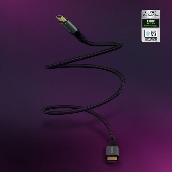 10.15.8101-L150 cable hdmi nano cable hdmi am hdmi am 2.1 certificado ultra high speed 1.5m negro