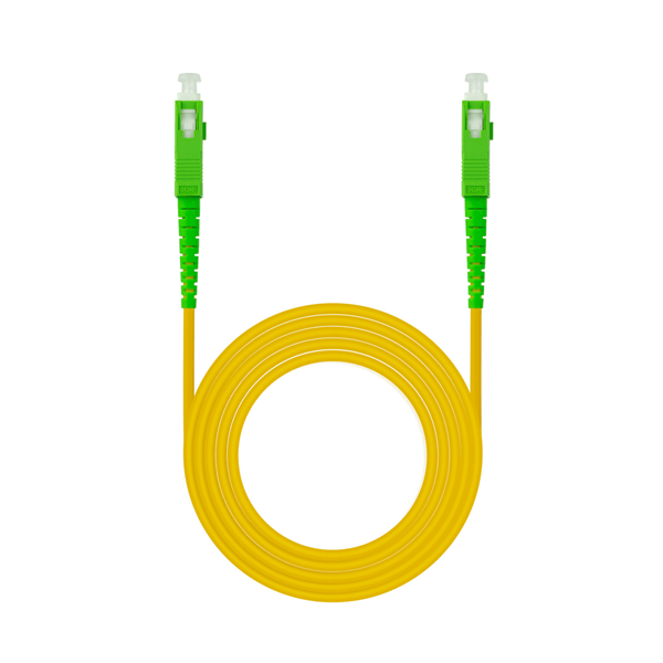 10.20.0005 nanocable cable fibra scapc lszh amarillo 5m
