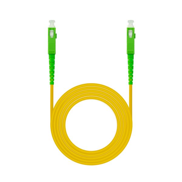 10.20.0005 nanocable cable fibra scapc lszh amarillo 5m