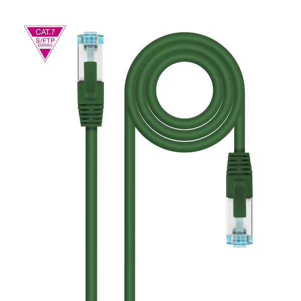 10.20.1702-GR nanocable-cable red cat.7 lszh sftp pimf awg26 verde 2 m