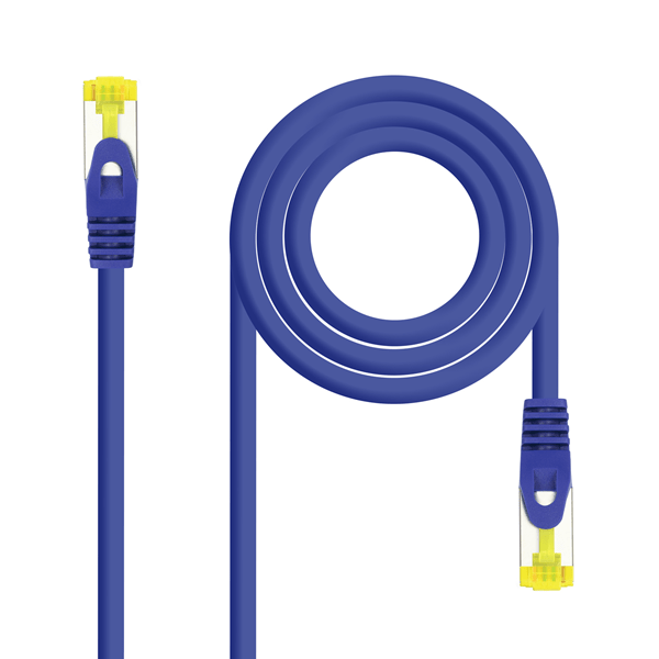10.20.1902-BL nanocable cable red latiguillo rj45 lszh cat.6a sftp awg26. azul. 2.0 m 10.20.1902 bl