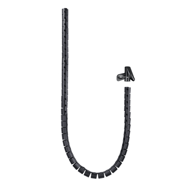 10.36.0002-BK nanocable organizador cables flex. 25mm 2 m negro