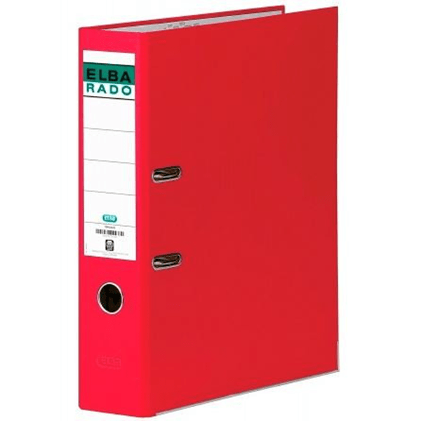 100022673 archivador palanca rado chic folio ancho color rojo elba 100022673
