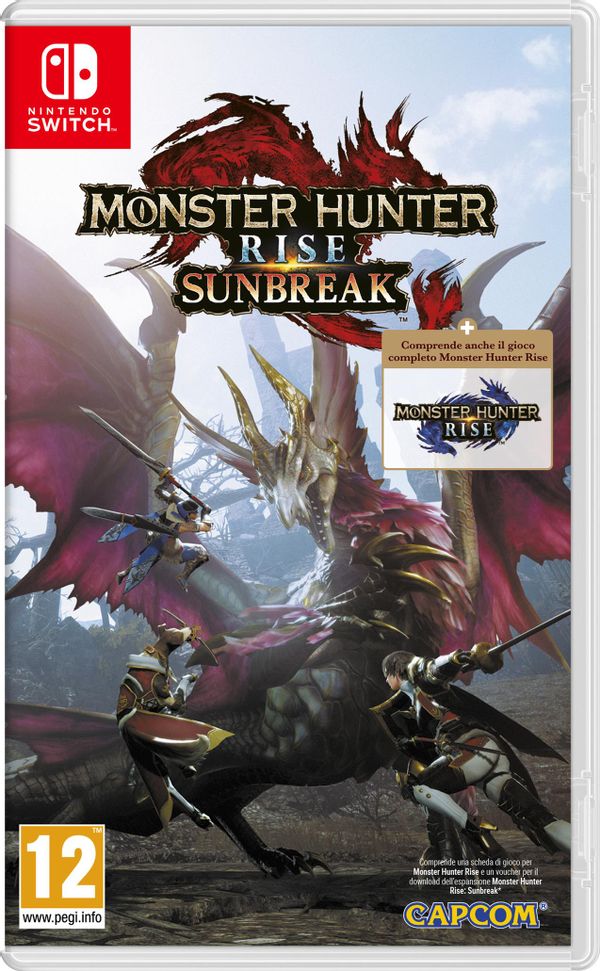 10009881 juego nintendo switch monster hunter rise sunbreak manga