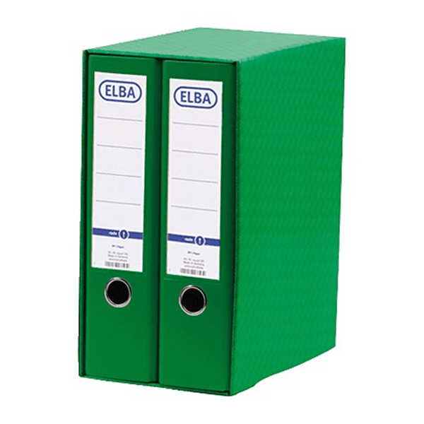 100580051 modulo archivador palanca x2 rado top a4 anchos color verde elba 100580051