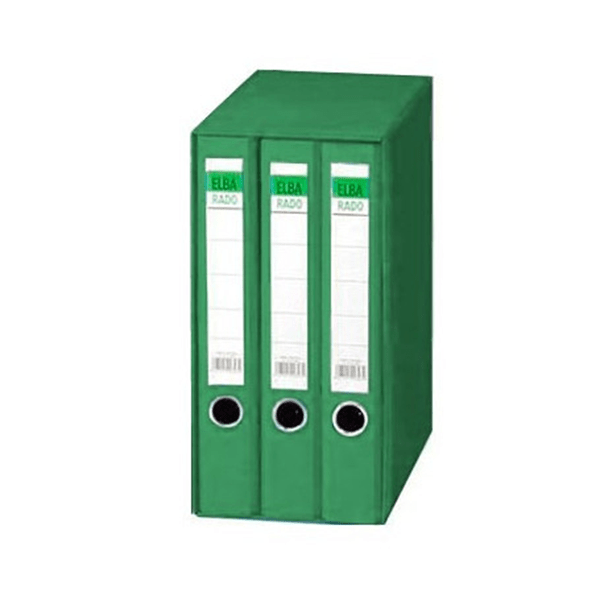100580057 modulo archivador palanca x3 rado top a4 estrechos color verde elba 100580057