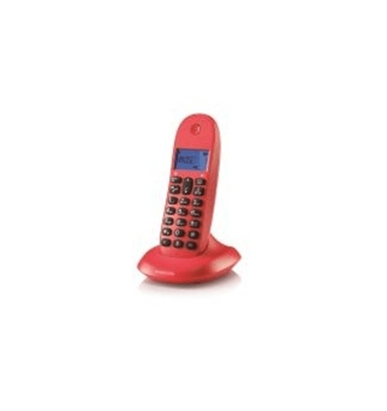 107C1001CEREZA telefono motorola c1001lb-rojo