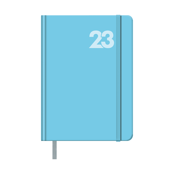 12729_-_23 agenda 2023 capri dia pagina 14 x 20 cm. color azul dohe 12729 23