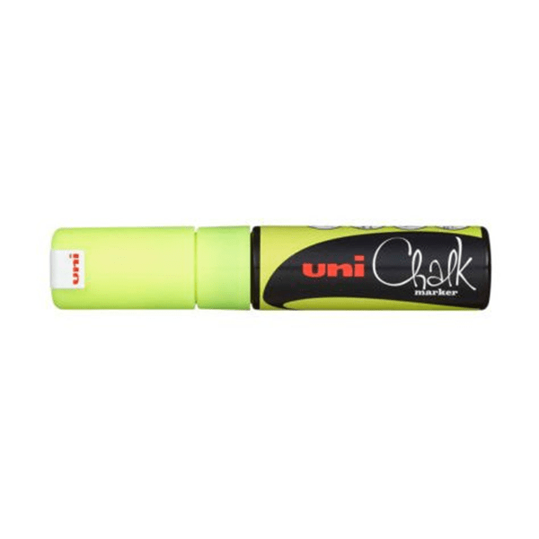 140103000 marcador chalk pwe-8k pizarra verde 8mm. amarillo uni-ball 140103000