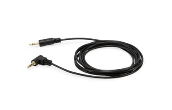 147084 cable audio mini jack 3.5mm macho a mini jack 3.5mm macho acodado 2.5m
