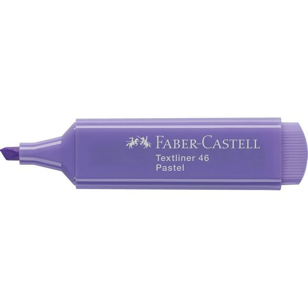 154656 marcador fluor textliner lila pastel faber castell 154656
