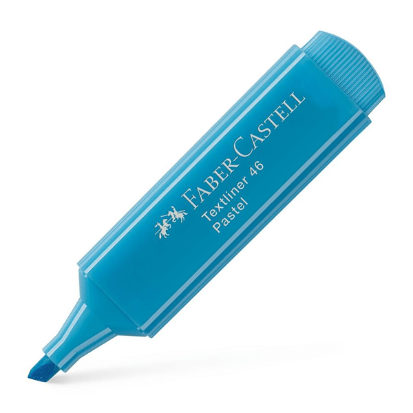 154657 marcador fluor textliner azul palido pastel faber castell 154657