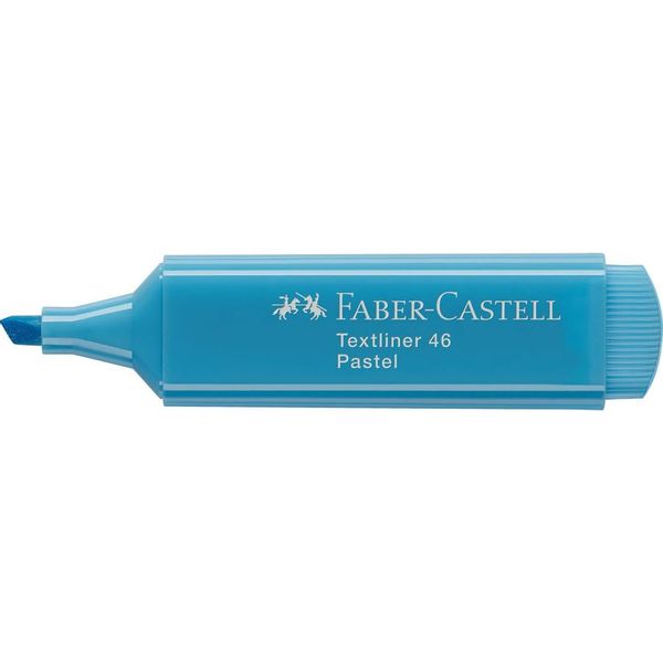 154657 marcador fluor textliner azul palido pastel faber castell 154657