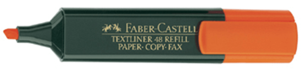154815 marcador fluor textliner naranja faber castell 154815