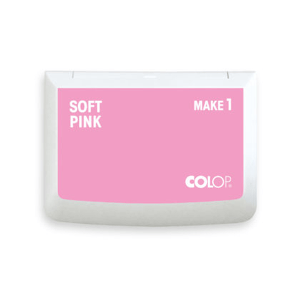 155118 tampon make1 color rosa suave 50x90 mm colop 155118