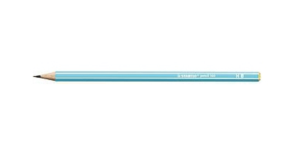 160_02-HB lapiz escolar hexagonal mina 2.2mm. pencil 160 hb azul stabilo 16002 hb