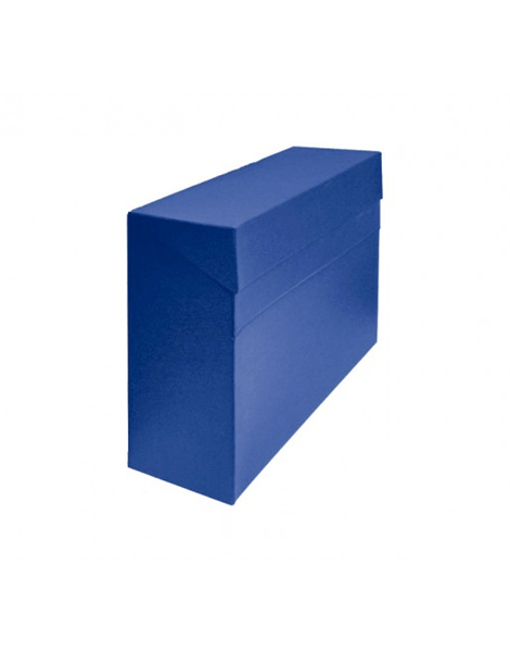 1675AZ caja transferencia a4 carton forrado en geltex 35x25.5x 11 cm azul mariola 1675az