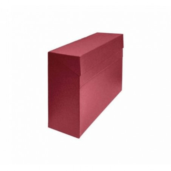 1675RO caja transferencia a4 carton forrado en geltex 35x25.5x 11 cm rojo mariola 1675ro