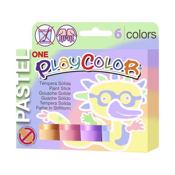 18401 estuche pastel one 6 colores surtidos playcolor 18401