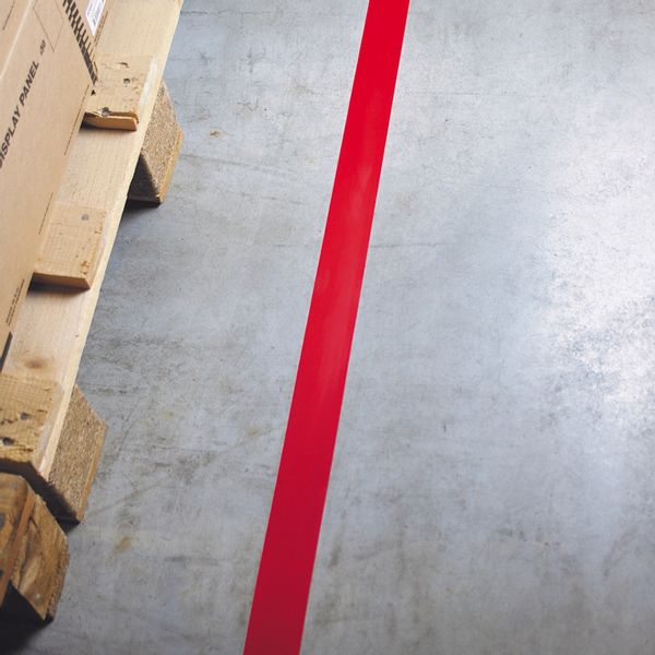 197703 cinta adhesiva suelo rojo. 33 metros x 5 cm tarifold 197703