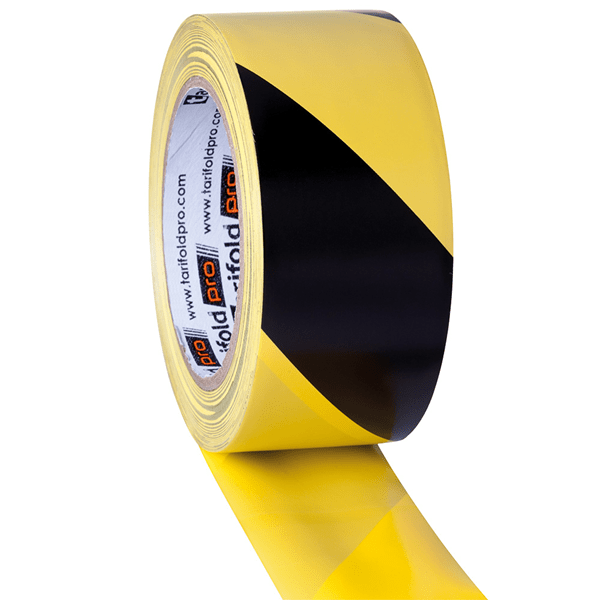 197747 cinta adhesiva suelo amarillo-negro. 33 metros x 5 cm tarifold 197747