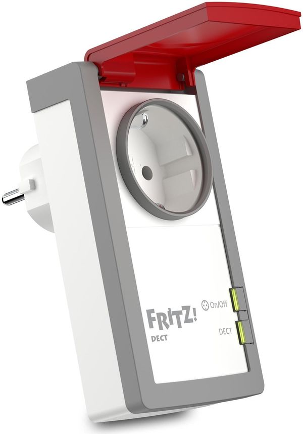 20002757 avm fritzdect 210 enchufe inteligente para exterior. remotamente configurable y manejable