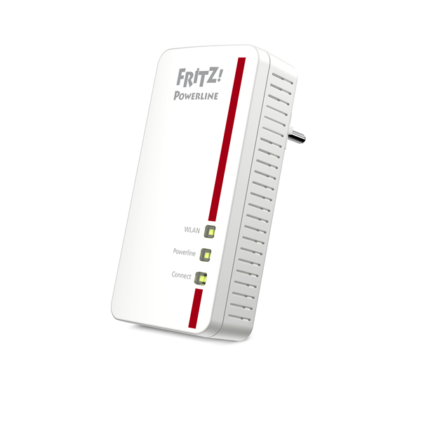 20002824 avm fritzpowerline 1260e international adaptador plc individual hasta 1200 mbps. base wi-fi ac-n incorporada
