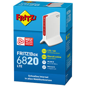 20002907 avm fritzbox 6820 lte international. router 3g4g. wi fi n. hasta 450 mbps