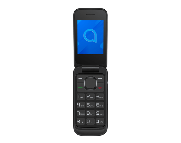 2057D-3AALIB12 telefono movil libre alcatel 2057d pantalla 2.4p dual sim con tapa negro