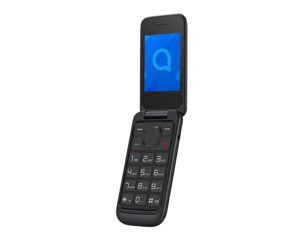 2057D-3AALIB12 telefono movil libre alcatel 2057d pantalla 2.4p dual sim con tapa negro