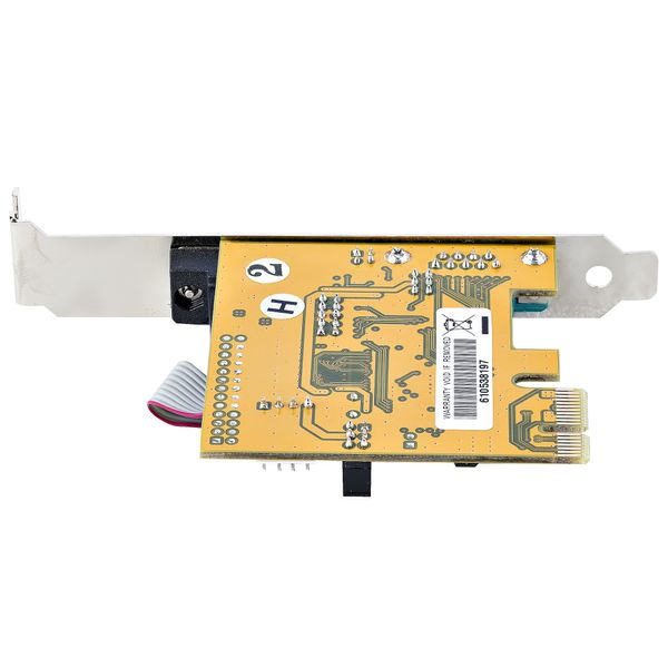 21050-PC-SERIAL-CARD pcie dual serial port card 16c1050 uart 5v12v status lig ht