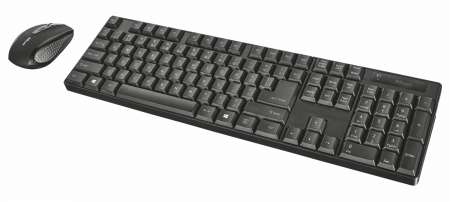 21135 teclado inalambrico raton trust negro