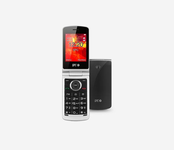2318N telefono movil libre spc opal 2.8p. negro