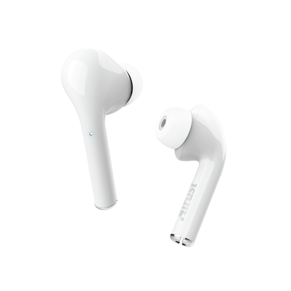 23705 auriculares intrauditivos trust nika touch bluetooth tactil base recargable color blanco 23705