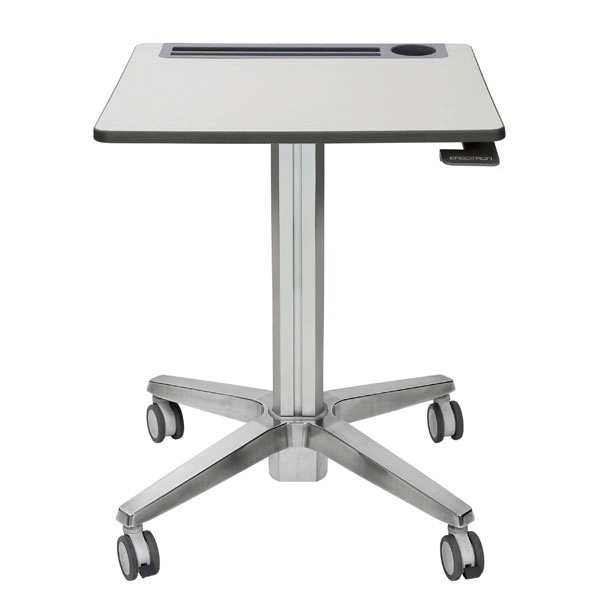 24-547-003 learnfit 16in travel adjustble standing desk clear anodiz ed