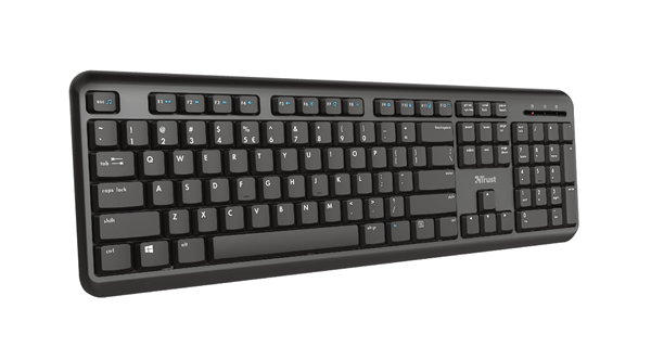 24416 teclado trust wireless tk-350 silencioso resistente a la caida de liquidos 13tec multimedia caja marron 24416